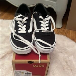 Vans Black and White Sneakers